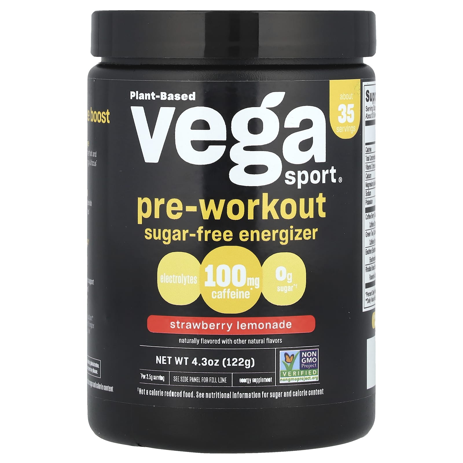 

Sport®, Sugar Free Pre-Workout Energizer, Strawberry Lemonade Flavor, 122 G (4.3 Oz)