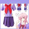 Captivating Future Diary Gasai Yuno Cosplay Costume For Halloween And Parties