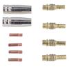 MIG Welding Consumables Kit Copper Contact Tips Connecting Rods Nozzle Replacement for 15AK Welder