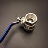 Heavy-Duty 201/304 Stainless Steel Ball Valve, Two-Piece, WOG100, Large Bore, Sizes DN15, DN20, DN25, 2 Inch.