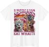 Lesbians Eat What Meme T-Shirt - Funny Sarcastic Humour Shocked Cat Tee Gift 3