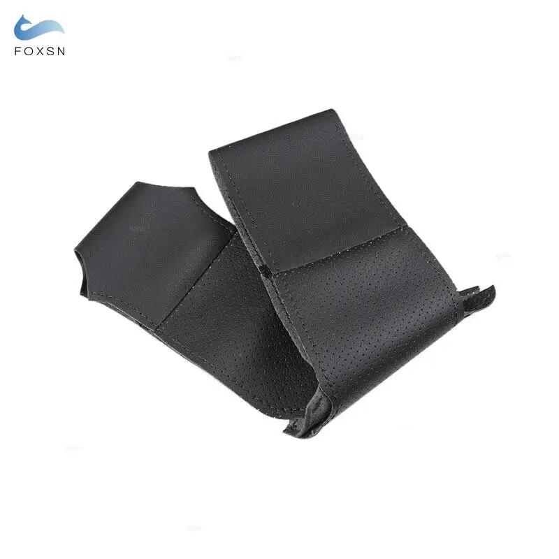 Soft Perforated Micro Leather Cover For Great Wall Haval Jolion  2022 Hand Sewing Car Interior Steering Wheel Cover Trim