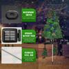 Solar Christmas Tree Simulation Light Outdoor Waterproof LED Lawn Garden Patio Porch Landscape Decorative Lamp for Holiday Party