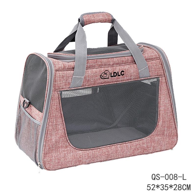 Large Capacity Foldable Rolling Pet Carrier - Portable Cat Suitcase