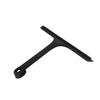 Glass Wiper with Non Slip Handle Silicone Window Cleaner Squeegee for Bathroom Windows Kitchen Mirror Black