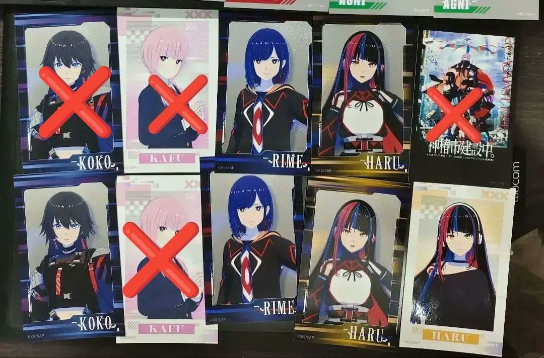 

[USED] Kamitsubaki City is under construction. Kafu Rime Harusaru Kayukiko Mini Bromide Instax