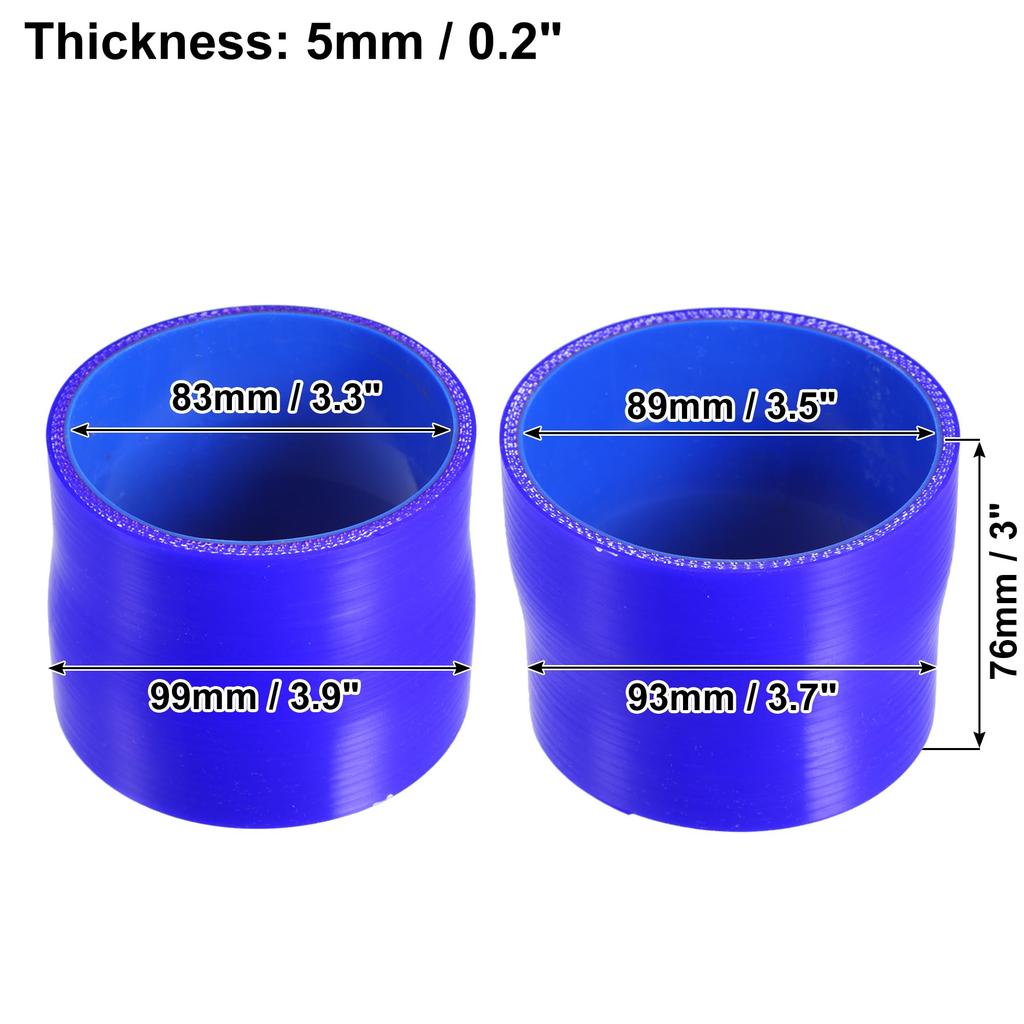 uxcell Silicone Hose, Silicone Tube, Intercooler, Turbo, Intake, Raiser Hose, Intercooler, Turbo, Heater, Hose,