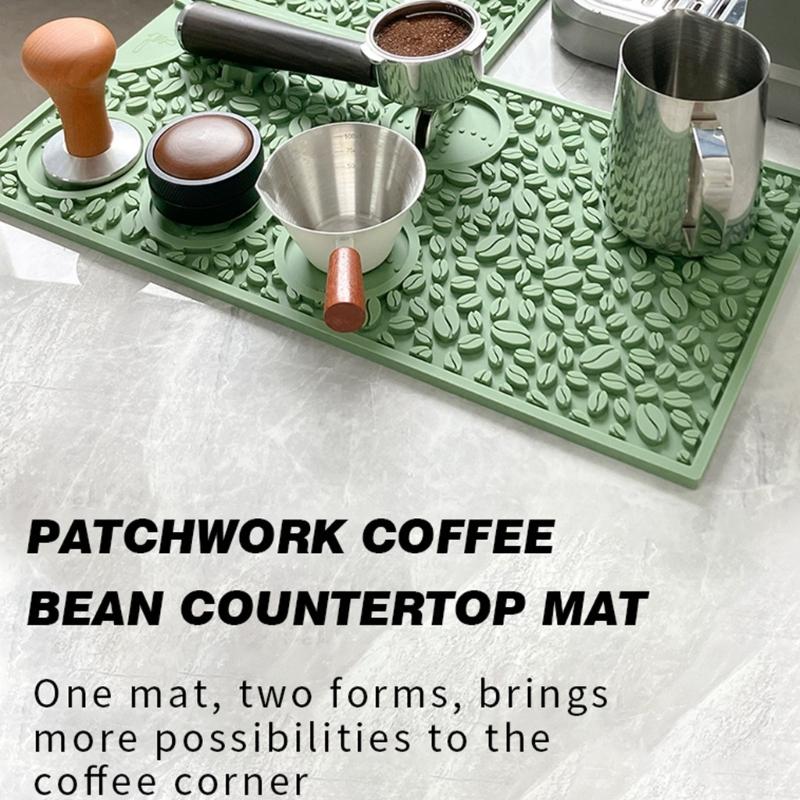 High Quality Brewing Coffee Tamping Mats Durable Silicone Materials Ideal For Espressos Machines And Countertops Protections