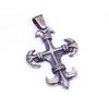 Used 3F 17 Unbranded Silver 925 Men's Pendant Top Charm Cross 19.0g 8A