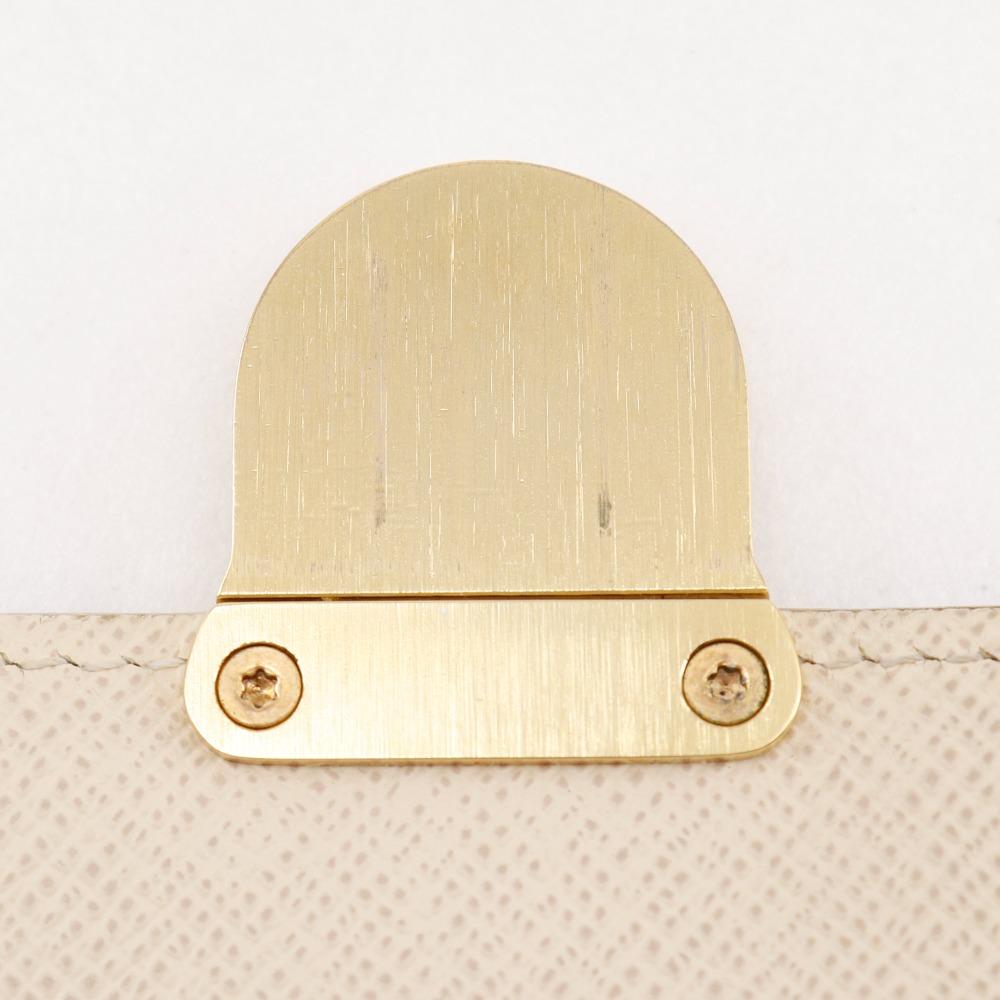 LOUIS VUITTON Portefeiulle Joy Bi-Fold Wallet N60030 Damier Azur Canvas Women Used