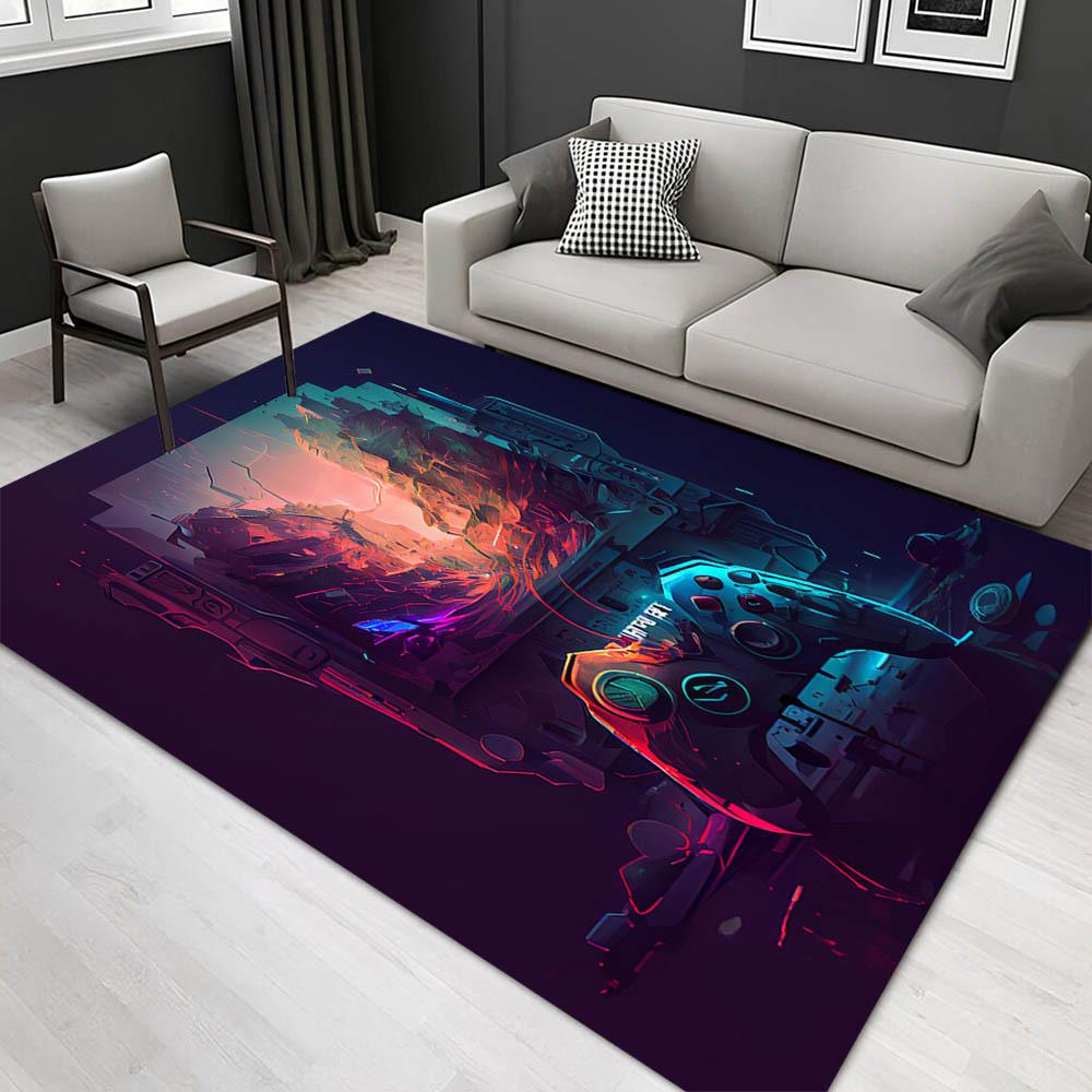 1pc 21868621750 Pattern Carpet, Area Rug For Living Room Bedroom Room Bed Chair Laundry Entryway Corridor Yard Non-slip Outdoor Camping Rug 60cm by 90cm