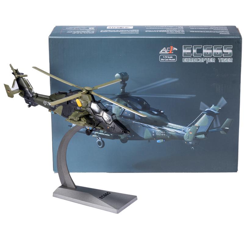 

1:72 Scale EC665 Tiger Attack Helicopter Simulation Model Diecast Alloy Military Collectible Toy For Enthusiasts