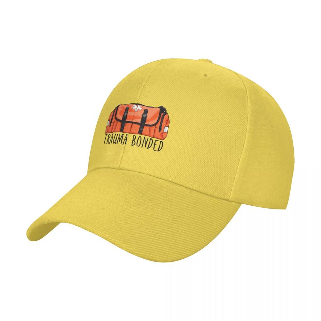 Trauma bonded EMS/Lifeguard humor Baseball Cap Hat Baseball Cap Ball Cap Hip Hop Big Size Hat Men Women's