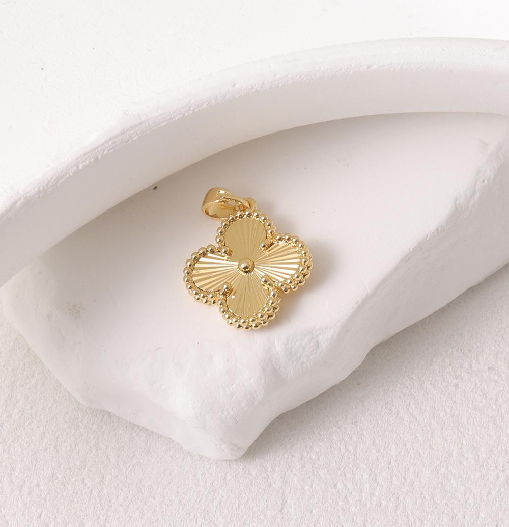 Изысканное колье-подвеска с четырехлистником - Элегантный, счастливый стиль, аксессуар для украшения