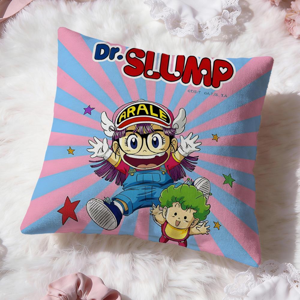 Anime D-Dr. SlumpS Cushion Cover Premium Comfort Reversible Pillow Cove -Two in One Design for Any Room & Car Interior