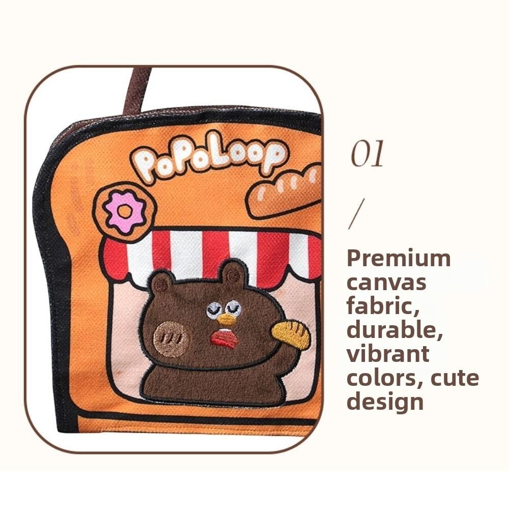 Cartoon Hanging Tissue Bag Reusable Cute Wall Hanging Napkin Dispenser Space Saving Universal Portable Tissue Cover Dormitory
