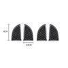 Car Door Handle Windows Control Panel Decorative Cover Trim Strips Carbon Fiber Sticker For Lexus NX200 Car Interior