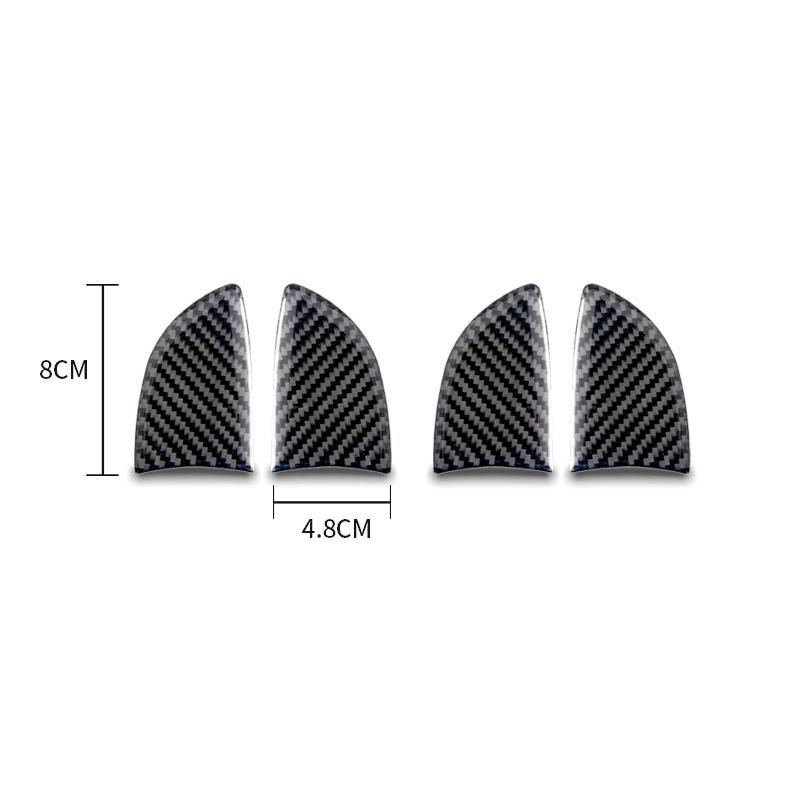 Car Door Handle Windows Control Panel Decorative Cover Trim Strips Carbon Fiber Sticker For Lexus NX200 Car Interior