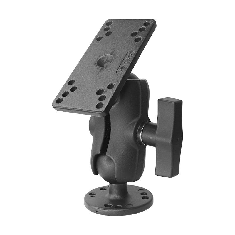 VIN Mounts Aluminum 1.5 Ball Fish Finder Mount for Hummingbird Helix 5,7, Etc., C Size Universal Marine Electronics Mount