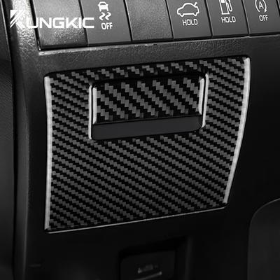 Real Soft Carbon Fiber For Toyota Camry 2018 2019 2020 2025 2025 2025 2025 LHD RHD Car Driver Side Storage Box Handle Panel Trim