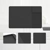 Silicone Coffee Mat Nonslip Coffee Dish Drying Mat with Raised Edges Coffee Machine Silicone Mat Tray Drain Pad for Countertop