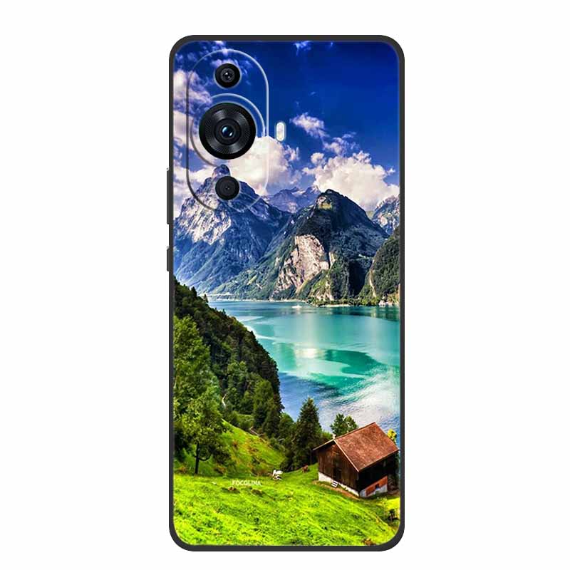 Phone Case For Huawei Nova 12s Back Cover Case Shockproof Black Silicone Soft Funda For Huawei Nova 12s Case Nova12s 6.7" Coque