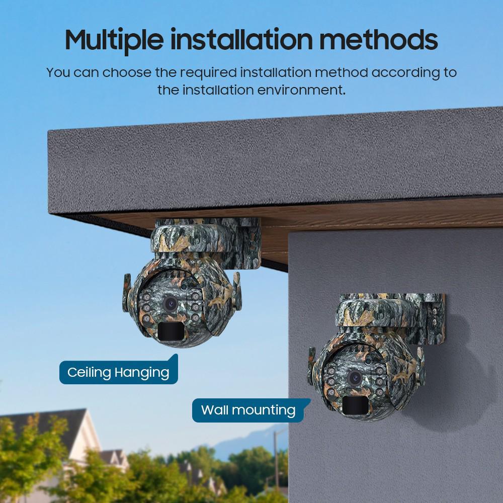 4G Solar-Powered Outdoor Wildlife Detection Camera