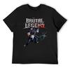 Brutal Legend T-Shirt Herren T-Shirt Vintage T-Shirts Oversize T-Shirt Shirts Grafik Herren Trainingsshirts