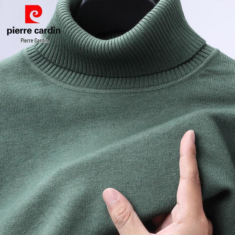 Pierre Cardin Men's High-Neck Knit Pullover Sweater