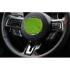 Fit For Ford Mustang 2015- Carbon Fiber Steering Wheel Cover Panel Trim 3PCS