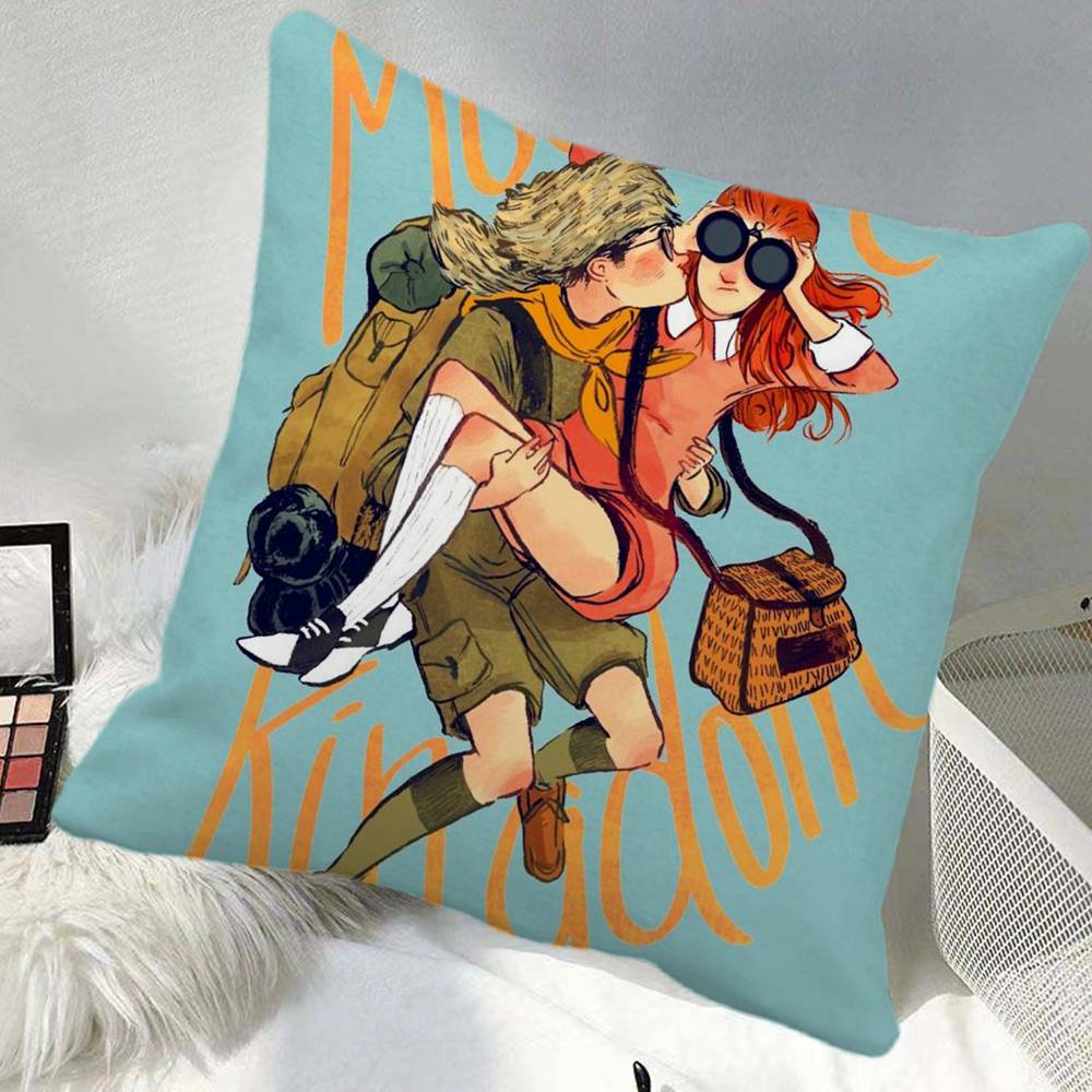 MMoonrise Kingdom Pillow Case Square Pillow Bedroom Sofa Leisure Comfort Cushion Car Home Decoration