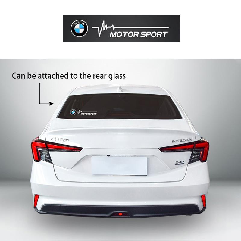DJSA5 Creative Stickers Car Window Stickers Emblem Decor Decals For BMW F30 F10 E90 F20 E46 E60 E70 E39 E36 E87 X7 E92 E28 X3 X4 X5 X6