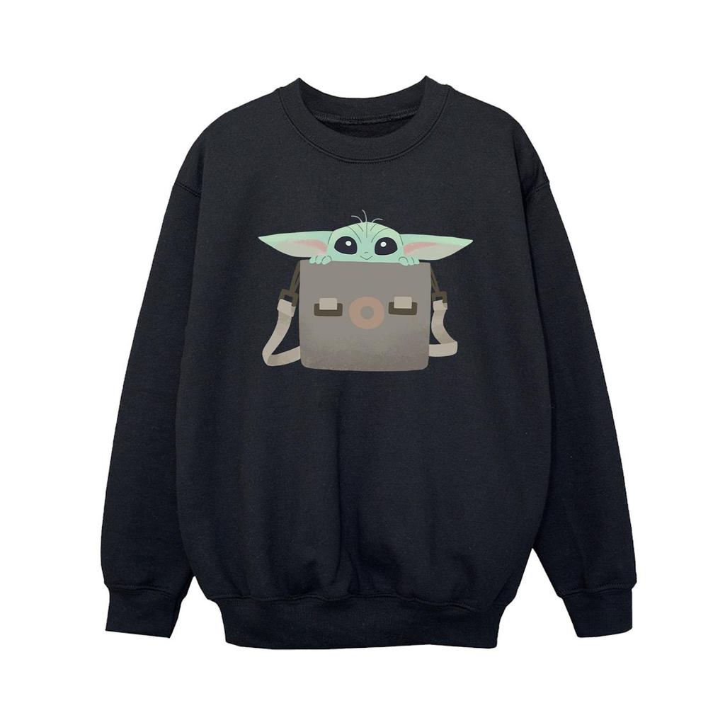STAR WARS Boys The Mandalorian Grogu Luggage Sweatshirt