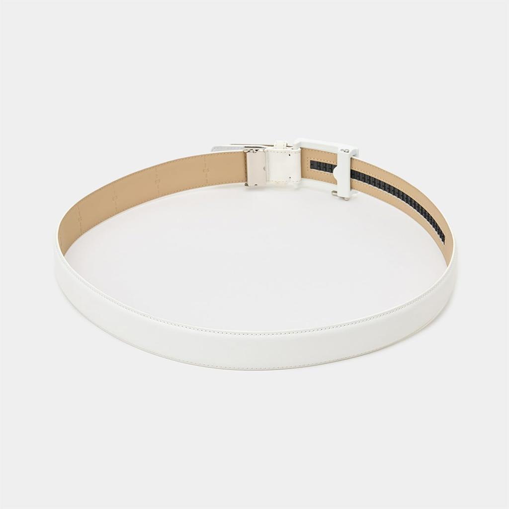 Serration Belt Synthetic Leather Golf C24192100 FR [Callaway] Men's (Cut Navigation/Stretchy) / / 1030_White