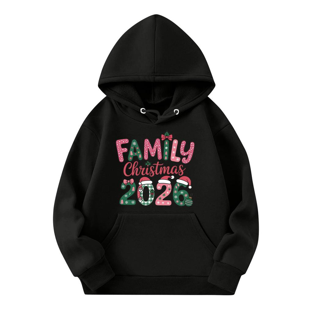 სპორტული მაისურები მოზარდი გოგონებისთვის ჰუდები გრძელმკლავიანი შესაკრავით პულოვერი საყვარელი პრინტით დიდი ზომის ჰუდი შობა