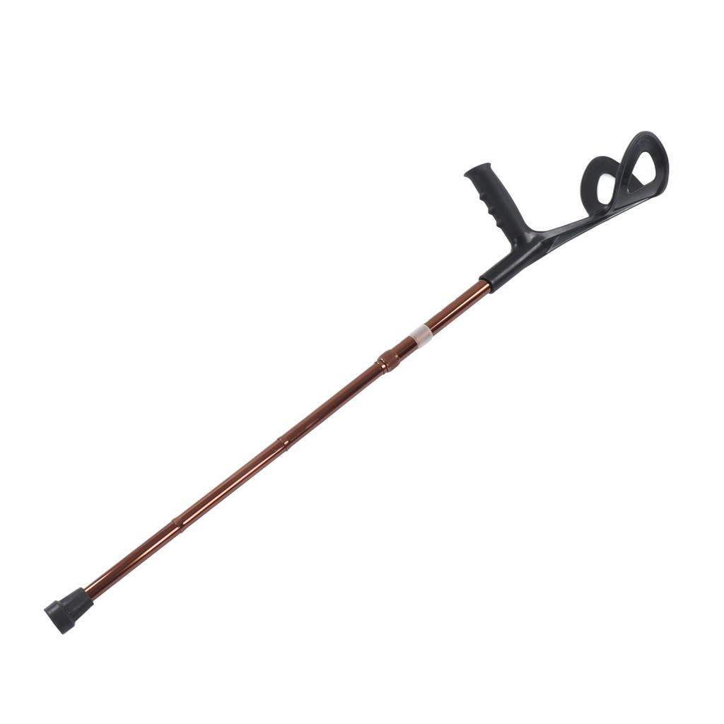 Foldable Walking Cane Stick Evenly Distributed Weight Forearm Folding Adjusting Walking Crutch