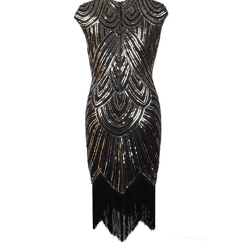 2023 Glam Sequin Tassel Dress: Elegant & Sexy Celebrity Style