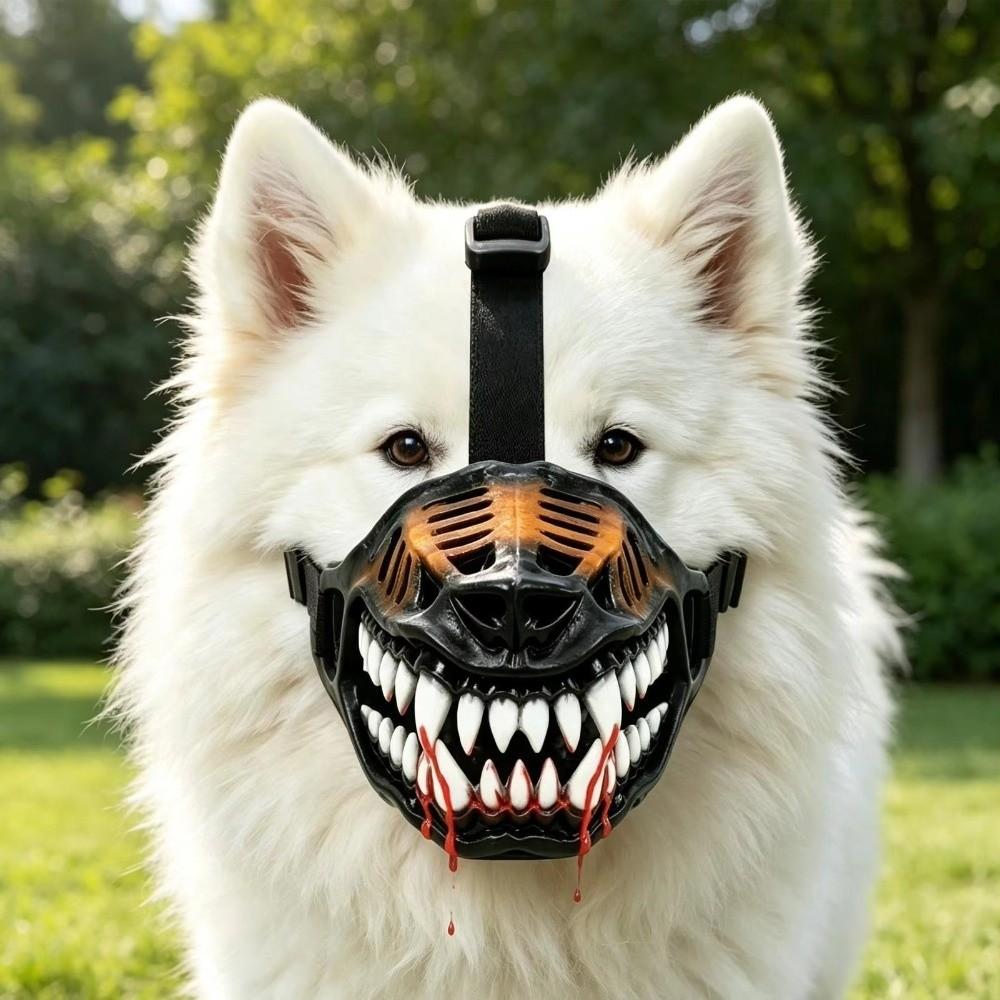 Breathable Hell Hound Muzzle Hell Hound Style Monster Pet Muzzle New Dog Monster Muzzle for Dogs