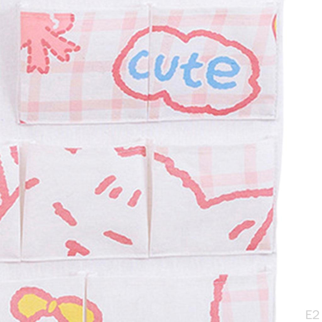 Fabric Wall Door Cloth Hanging Storage Bag Case Organizer