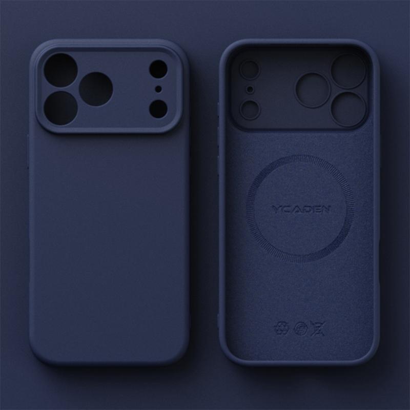 Original Liquid Silicone Magnetic Phone Case For iPhone 17 16 15 14 13 12 Pro Max Plus 17 Air For Magsafe Wireless Charge Cover