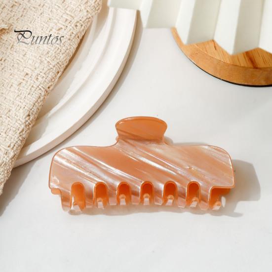 Anti Slip Hair Grips for Bun Pearlescent Claw Clip, Non-Slip Clip Women, Elegant Strong Styling Clips Long Hold Accessories Styling, Decorative Daily