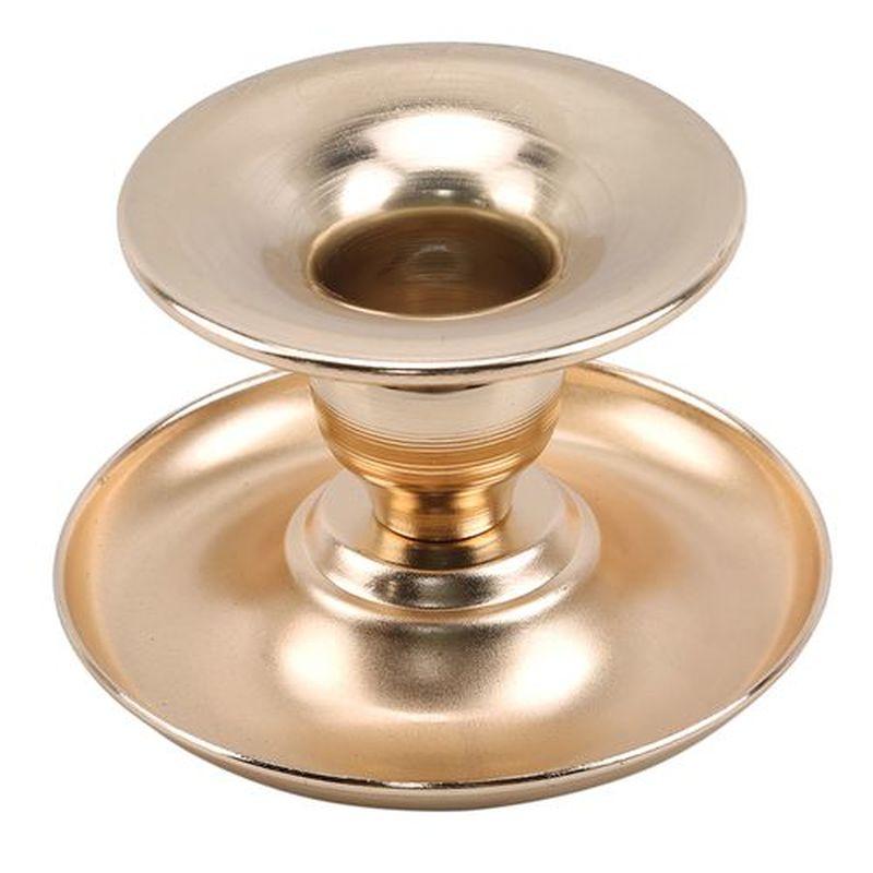 Gold Wrought Iron Christmas Candlestick European Romantic Candlestick Candle Cup Tray Family Wedding Party Decoration