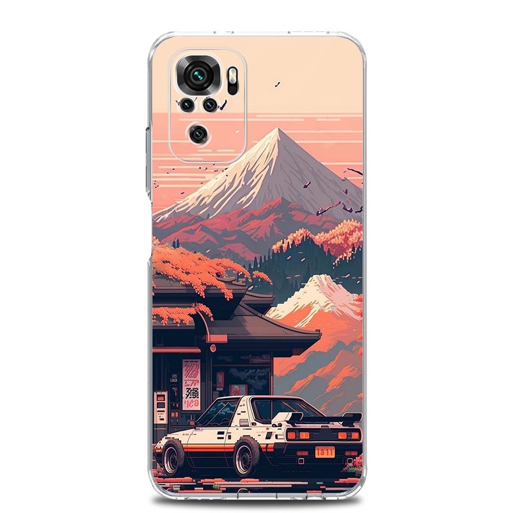JDM Tokyo Drift Sports Car Phone Case For Xiaomi Redmi Note 15 14 13 12 4G 10 11 Pro Plus 5G 14C 13C 12C 10C 9A Cover
