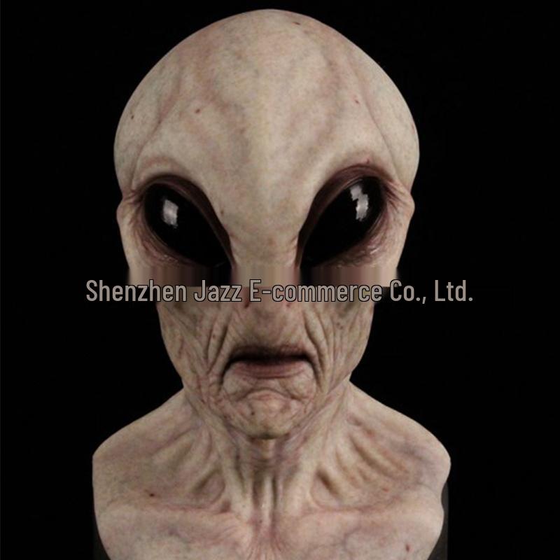 Realistic Latex Halloween Mask: Young Man with Wig