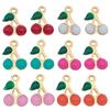 Stainless Steel Cherry Drip Oil Charm Pendant for DIY Jewelry
