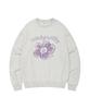 Wacky Willy [26Ss] Women'S Big Lily Graphic Sweatshirt Oatmeal