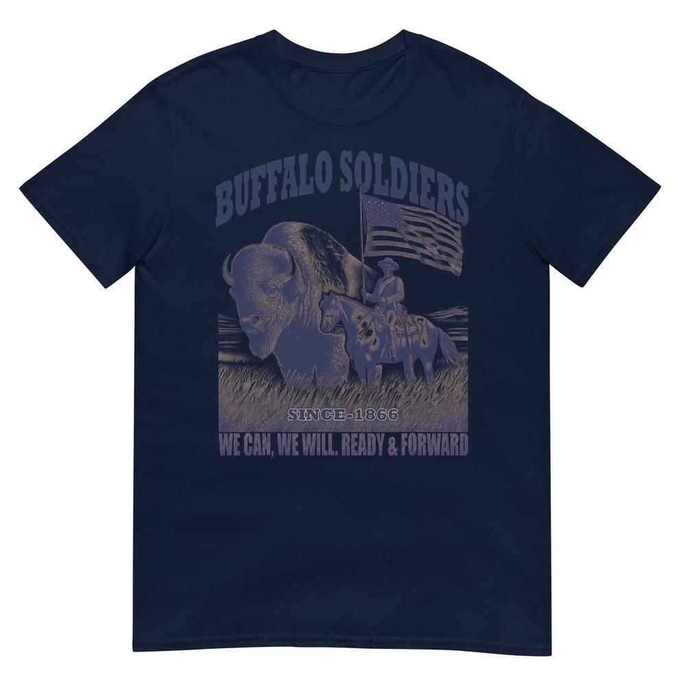Buffalo Soldiers African American Black History Military TShirt S