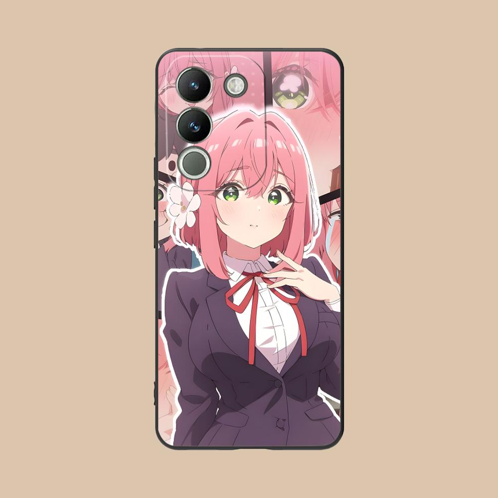 Anime Hakari Hanazono Matte TPU Mobile Phone Case for VIVO V60 V50 V40 V30 V29 V27 V25 V23 Pro Lite 5G Colorful Printing Cover