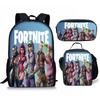 Back To School Student Backpack Cartoon Shoulder Bag Pencil Case Set