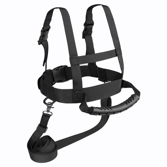 Children Ski Training Harness with Easy Lift Handle Heavy Duty Teach Kids Speed Control Beginner Snowboarding Skiing Auxiliary Trainer Traction Safety